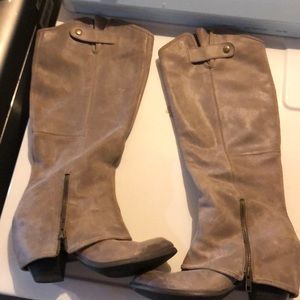 Fergie gray boots Size 7